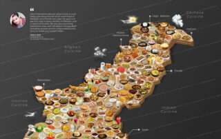 Pakistani food map high resolution