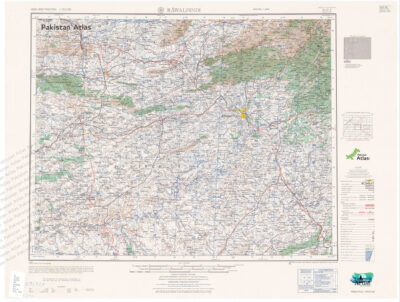 A rare Map of Rawalpindi before the existence of Islamabad | Pakistan Atlas