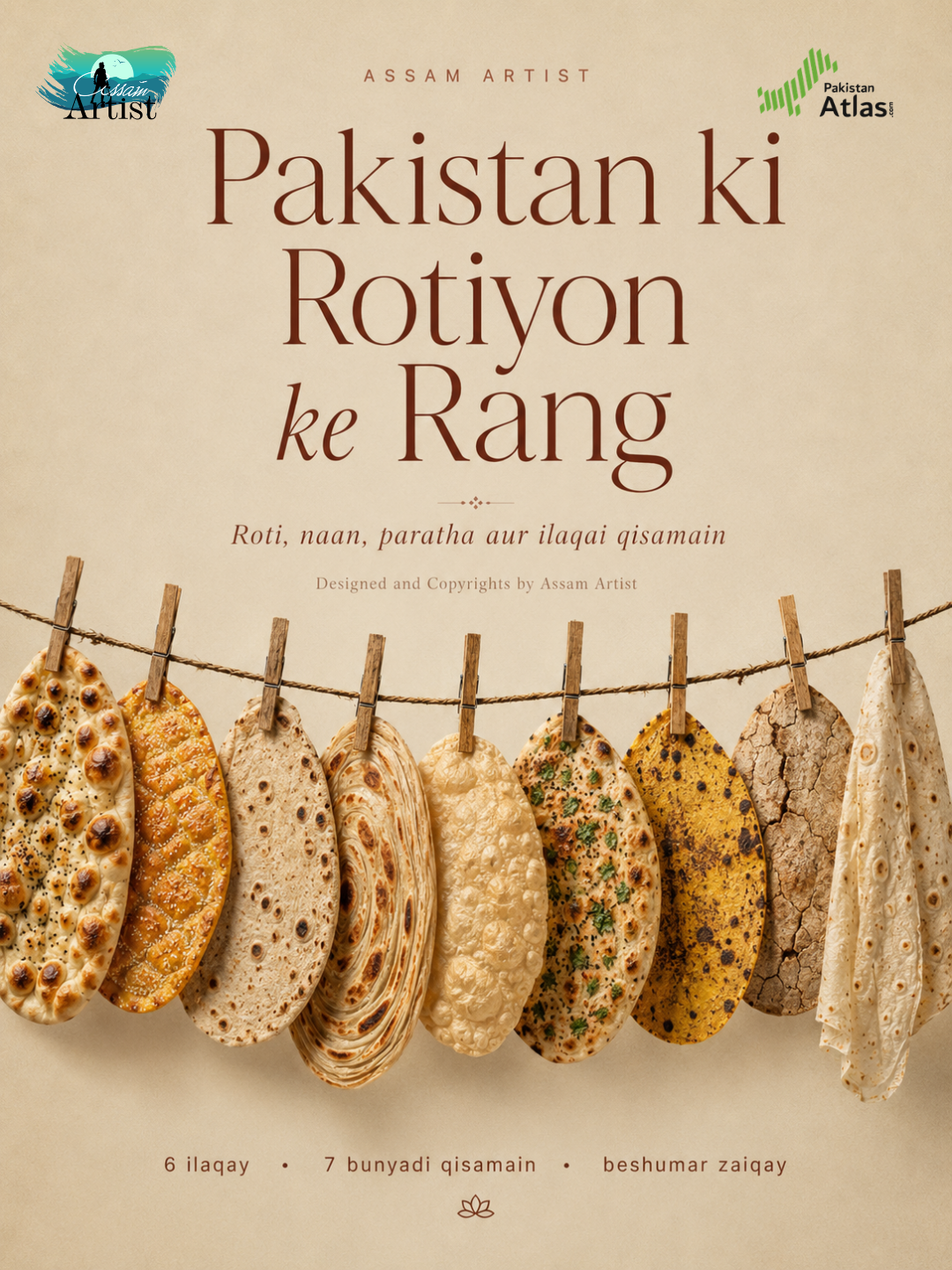 Pakistan ki Rotiyon ke Rung